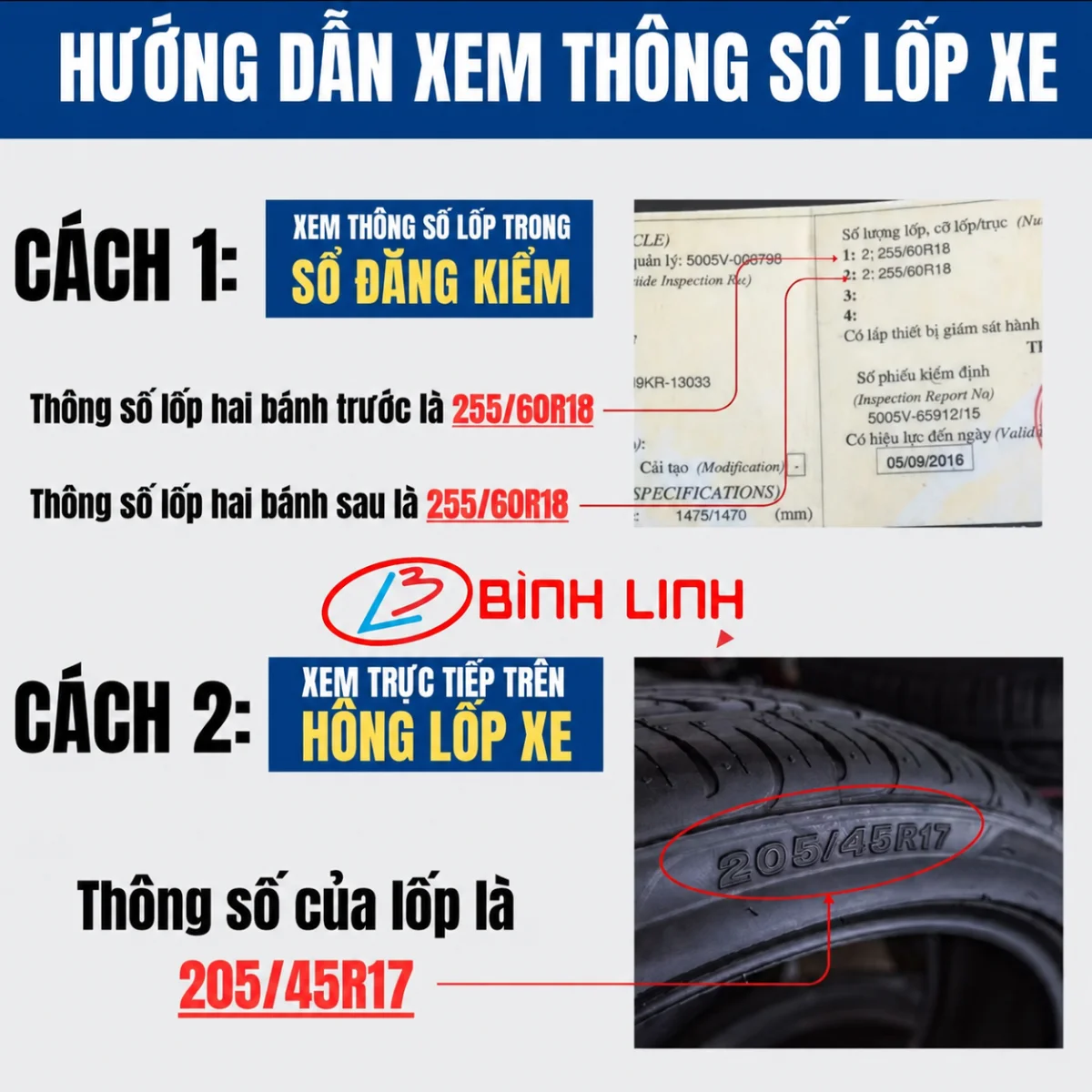 Cách Đọc Thông Số Lốp Ô Tô – Hiểu Đúng Để Chọn Lốp An Toàn, Phù Hợp